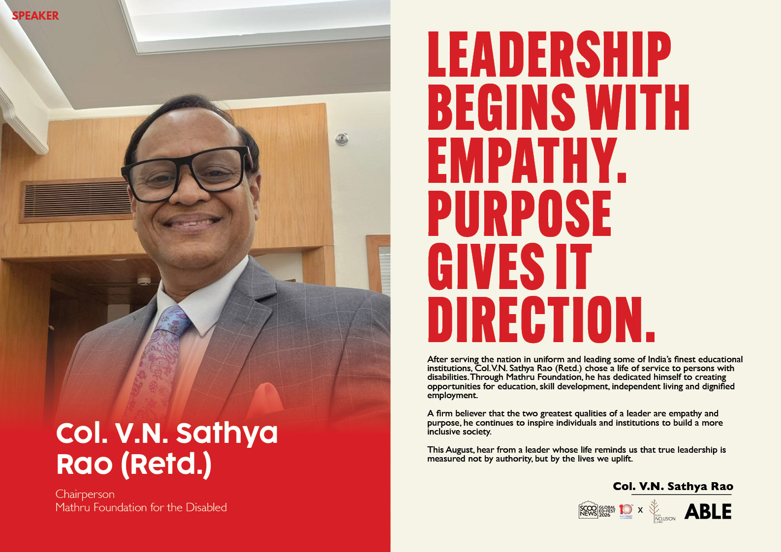 Col. V.N. Sathya Rao (Retd.)