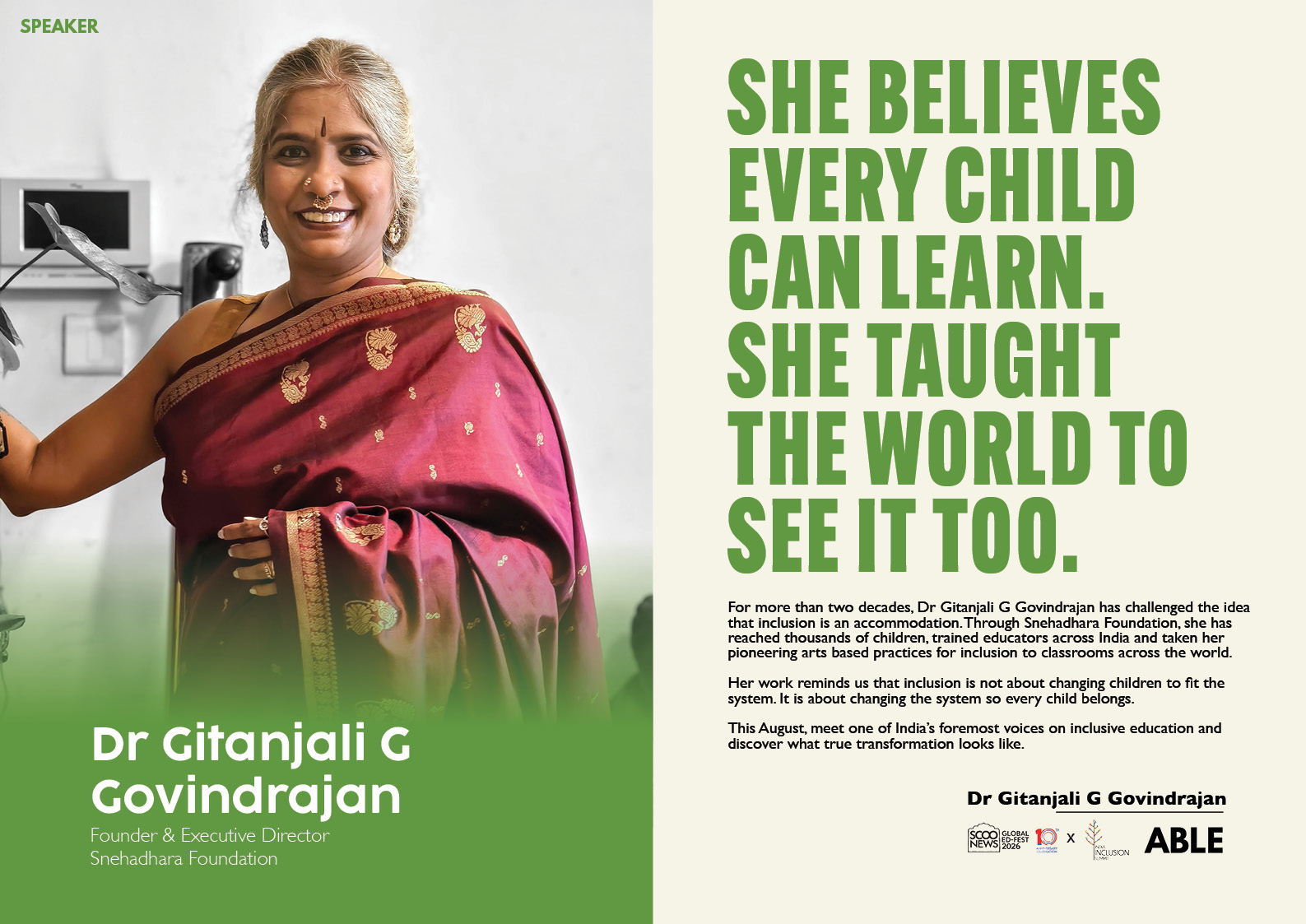 Dr Gitanjali G Govindrajan
