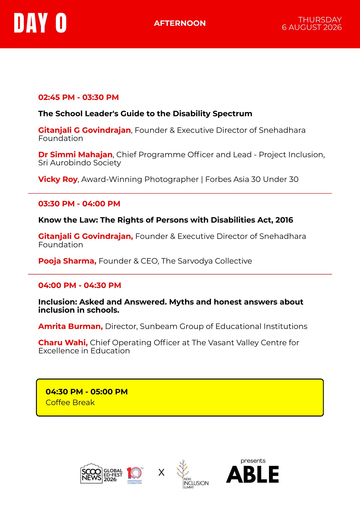 Delegate Programme — page 6 of 20