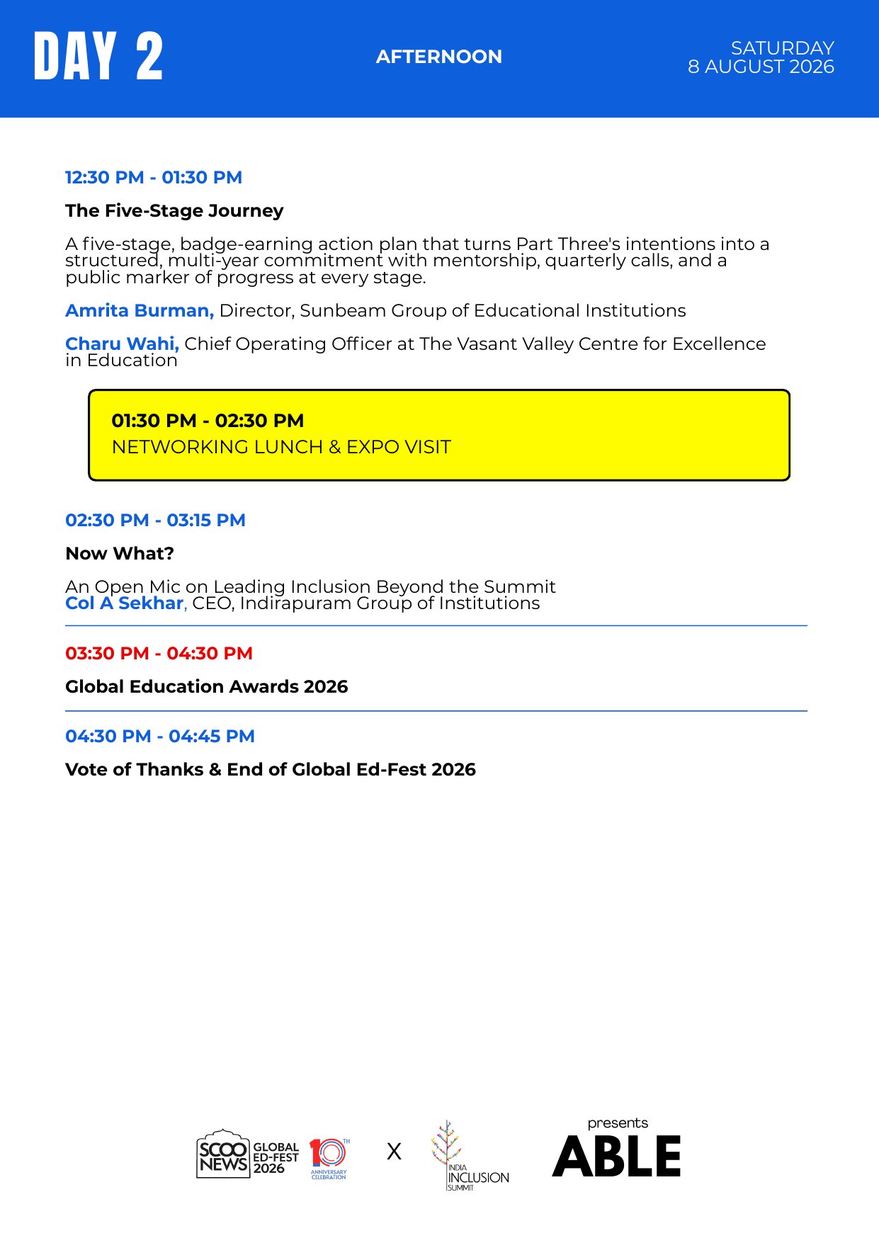 Delegate Programme — page 18 of 20