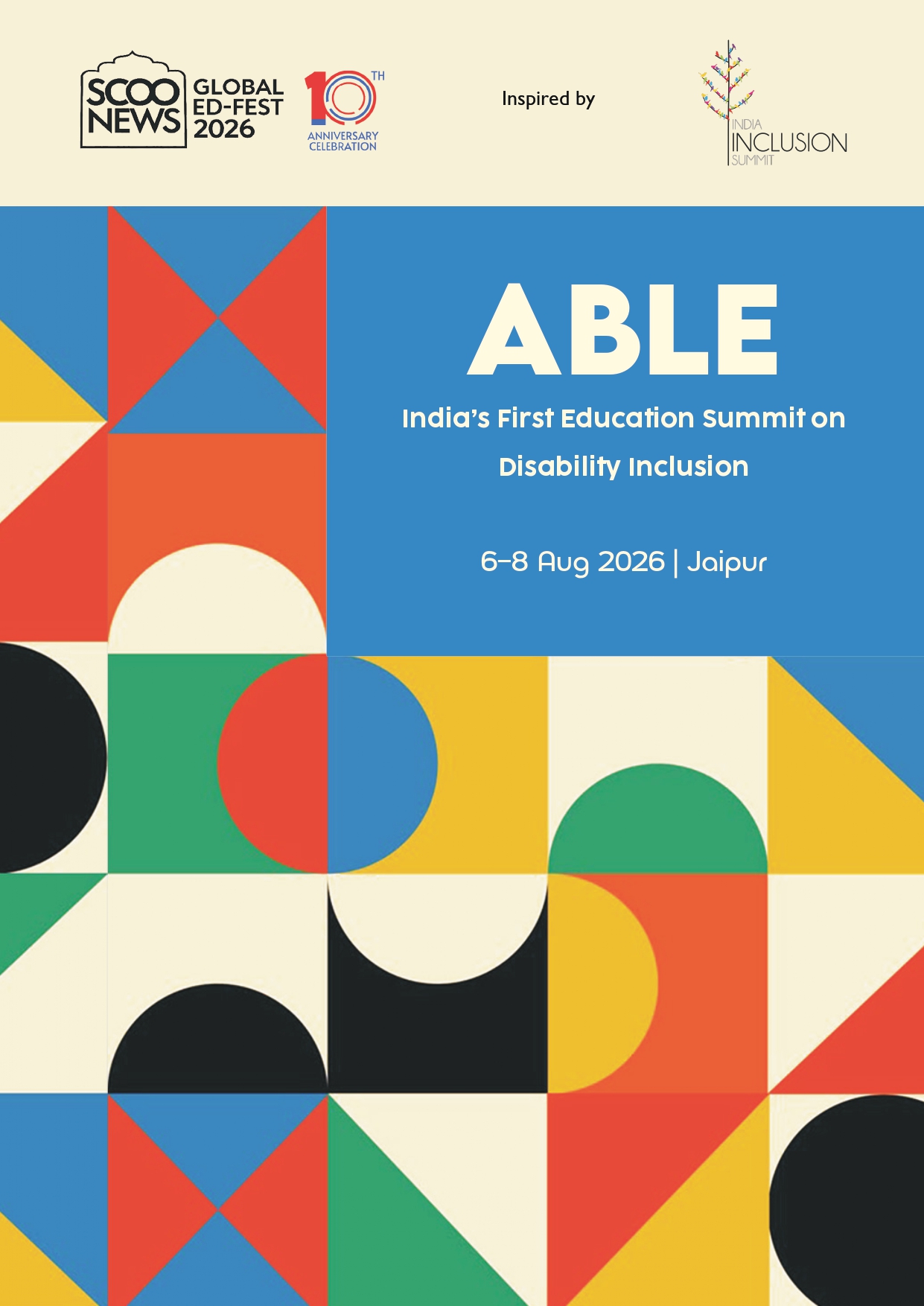 Global Ed-Fest 2026 Brochure Cover