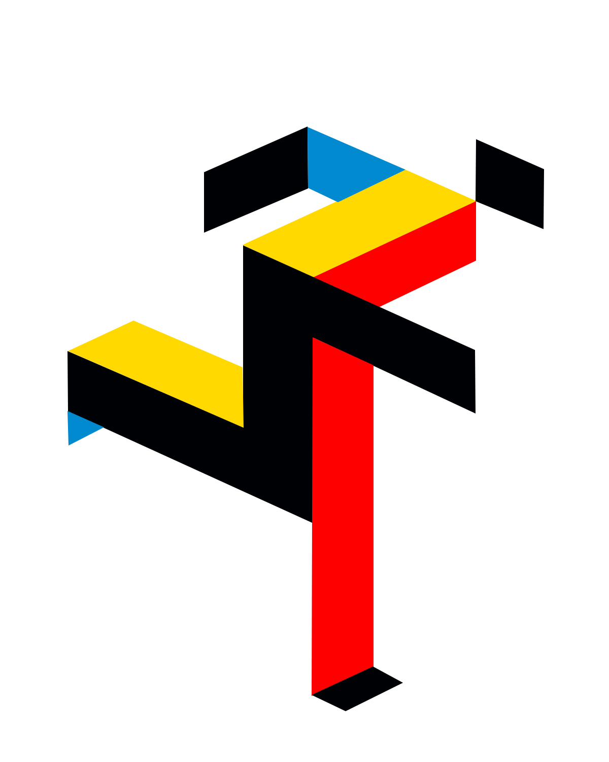 Geometric 3D graphic