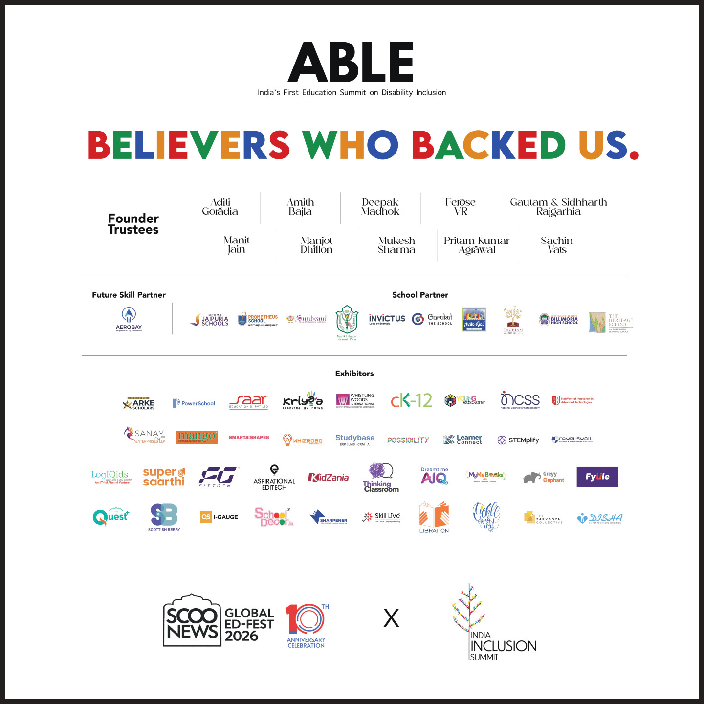 Brands that trusted ScooNews Global Ed-Fest
